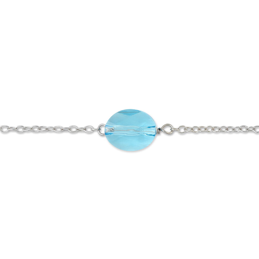 Bracelet Franz Argent Blanc Cristaux De Swarovski - Bracelets chaînes Femme | Marc Orian
