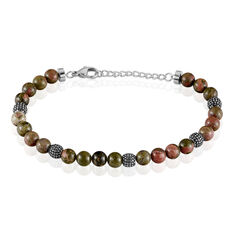 Bracelet Boules Acier Gris Laloun - Bracelets chaînes Homme | Marc Orian