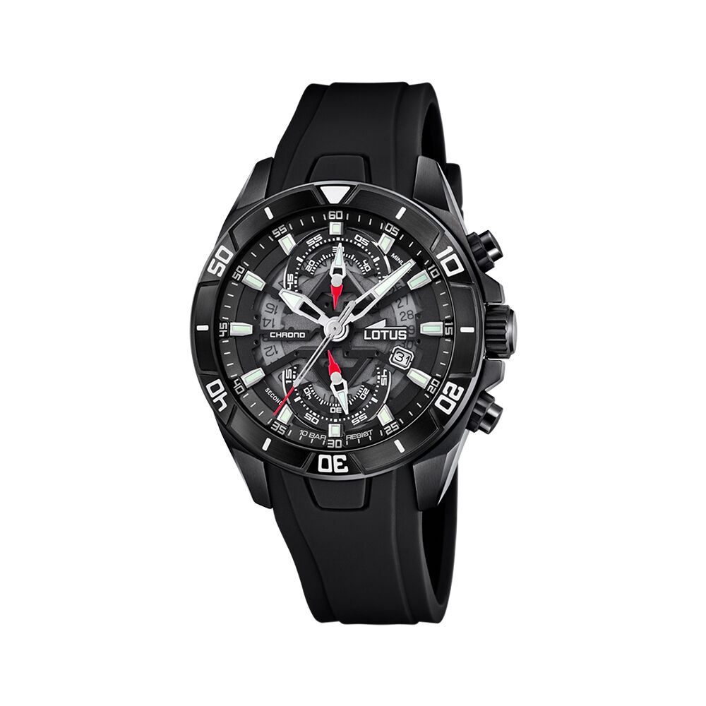 Montre Lotus Vortex Noir - Montres &eacute;tanches Homme | Marc Orian