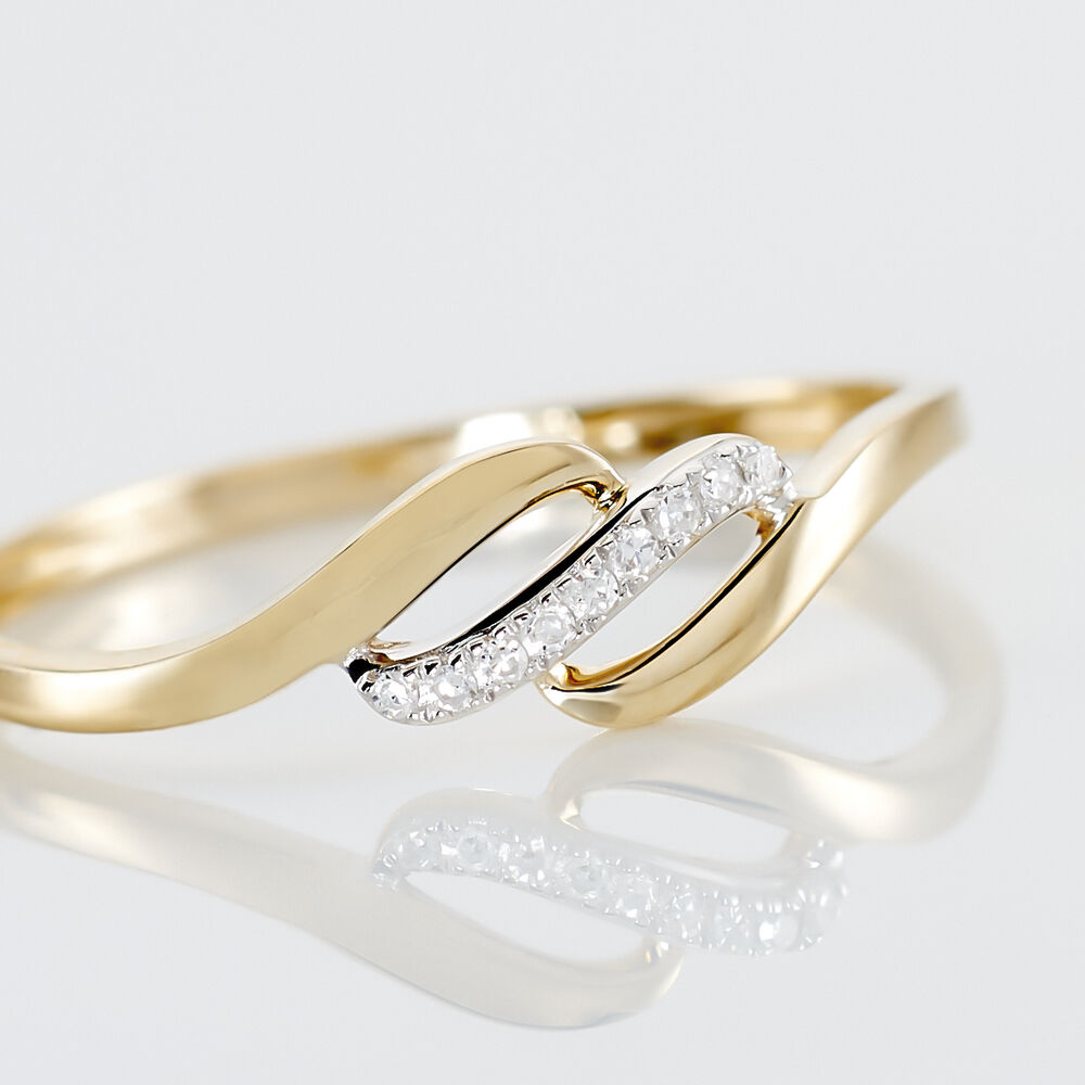 Bague Tylane Or Jaune Diamant - Bagues pierres précieuses Femme | Marc Orian