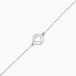 Bracelet Cuore Argent Blanc - Bracelets fantaisie Femme | Marc Orian