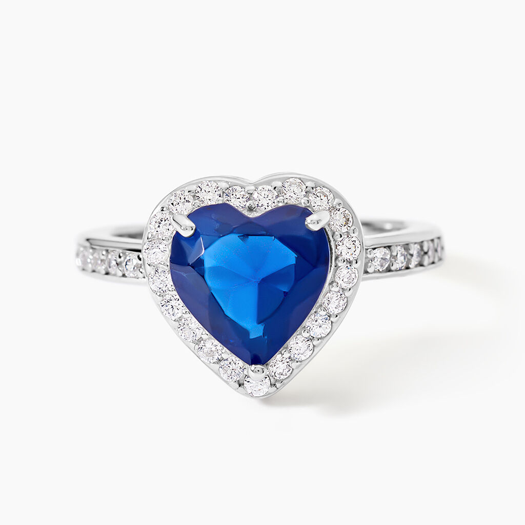 Bague Sphinx Argent Blanc Pierre Et Oxyde De Zirconium - Bijoux fantaisie Femme | Marc Orian