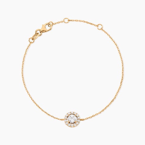 Bracelet Annissa Plaqu&eacute; Or Jaune Oxyde De Zirconium - Bracelets fantaisie Femme | Marc Orian