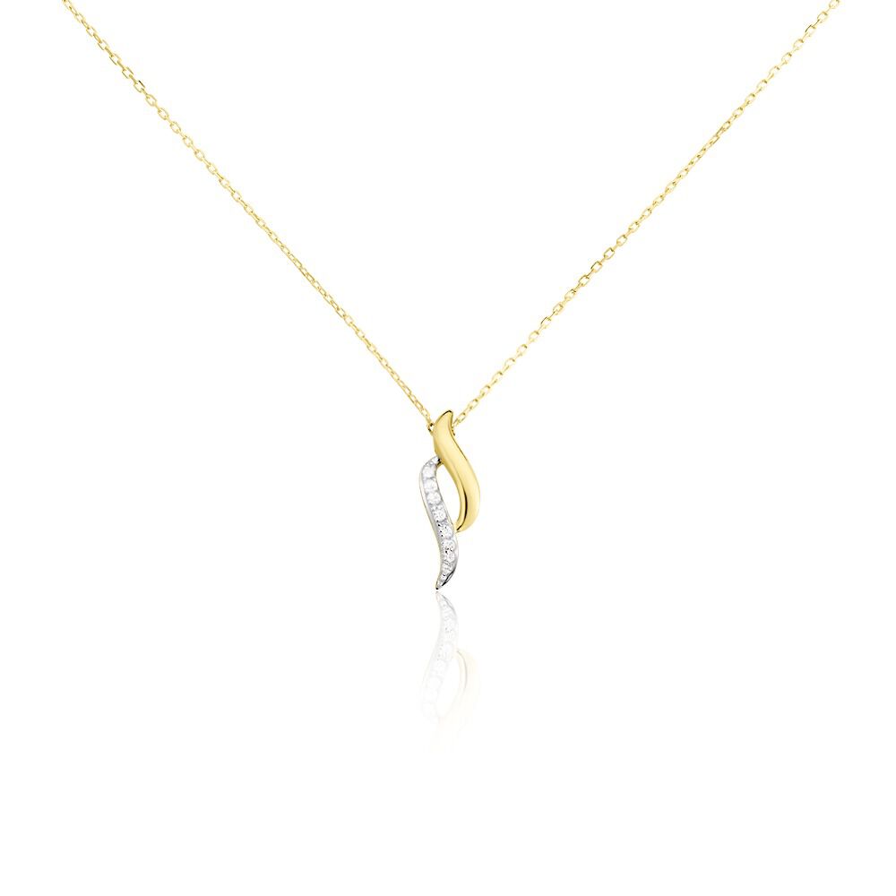 Collier Tylane Or Jaune Diamant - Colliers avec pierres Femme | Marc Orian
