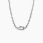 Collier Haria Argent Blanc - Colliers Femme | Marc Orian
