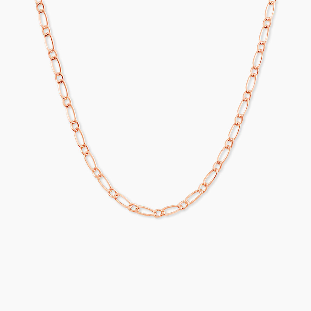 Cha&icirc;ne Ophelio Maille Alternee 1/1 Or Rose - Chaines Femme | Marc Orian
