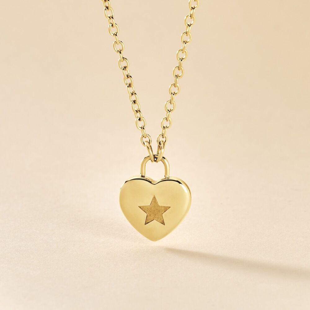 Collier Earline Acier Dor&eacute; - Colliers fantaisie Femme | Marc Orian