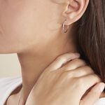 Cr&eacute;oles Dominae Flexible Or Blanc - Cr&eacute;oles Femme | Marc Orian