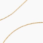 Cha&icirc;ne Imanie Maille Singapour Or Jaune - Chaines Femme | Marc Orian