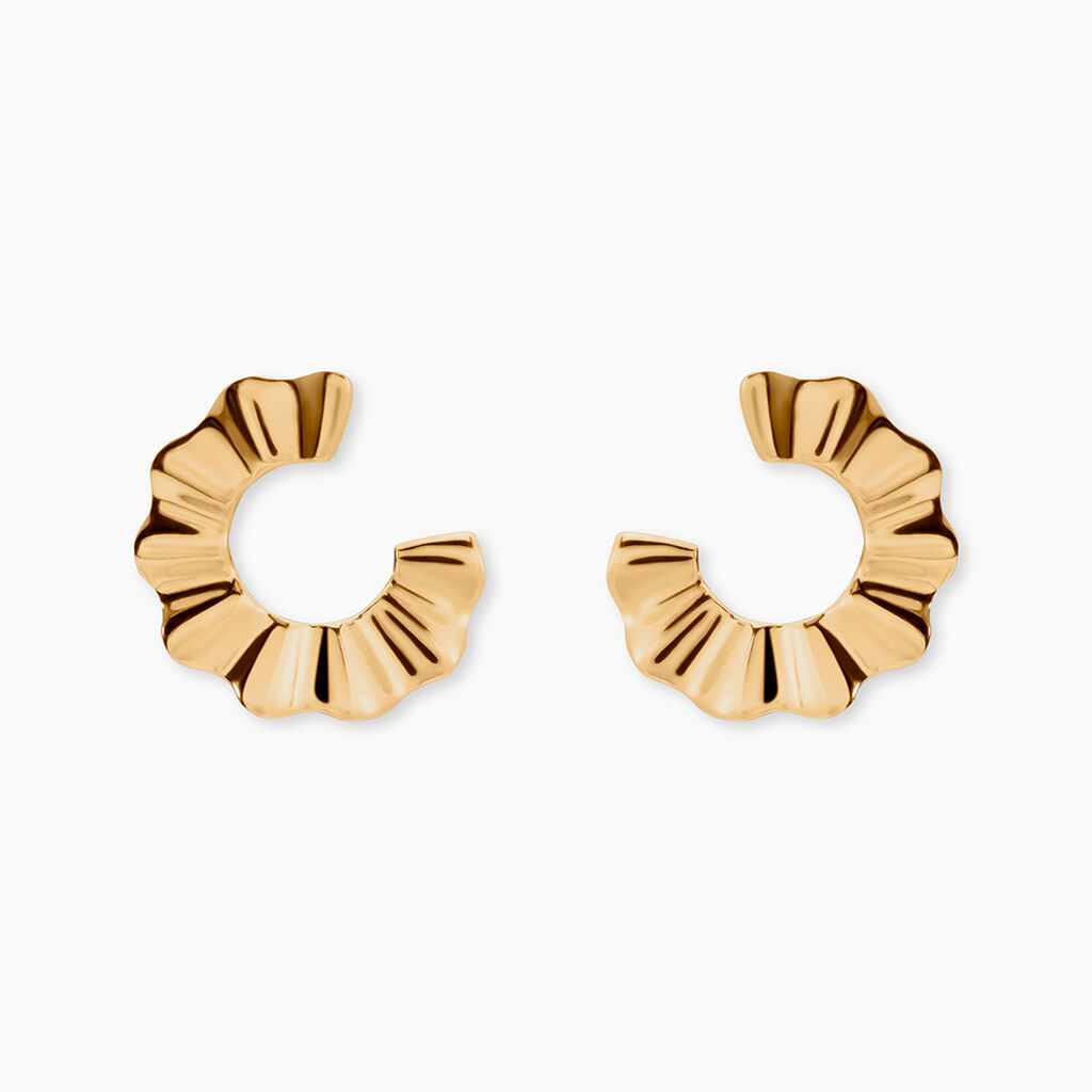 Boucles D'Oreilles Puces Soraia Plaqu&eacute; Or Jaune - Puces Femme | Marc Orian