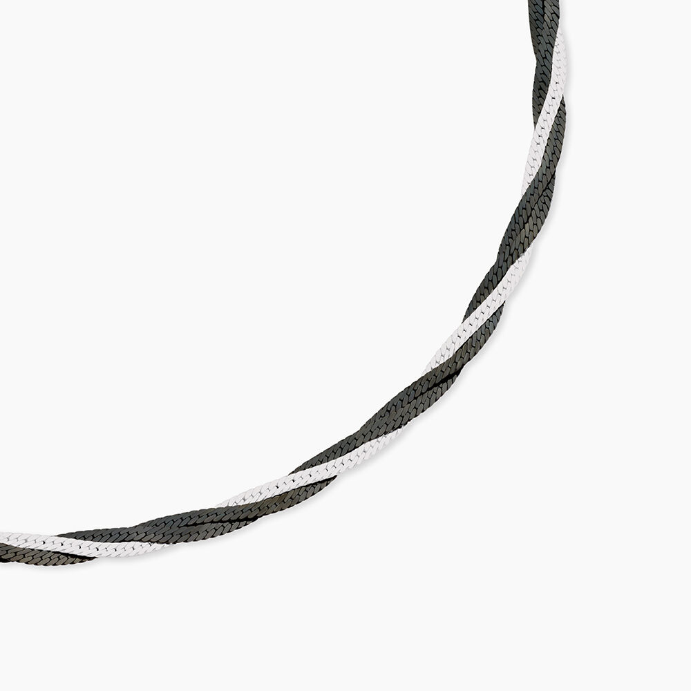 Collier Ehud Argent Bicolore - Chaines Femme | Marc Orian