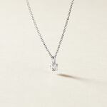 Pendentif Aphrodite Or Blanc Diamant - Parures de mariage Femme | Marc Orian
