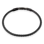 Bracelet Phebus Him Acier Noir - Bracelets cha&icirc;nes Homme | Marc Orian