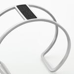 Bracelet Manchette Acier Blanc Maria - Bijoux fantaisie Femme | Marc Orian