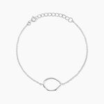 Bracelet Paros Argent Blanc - Bracelets fantaisie Femme | Marc Orian