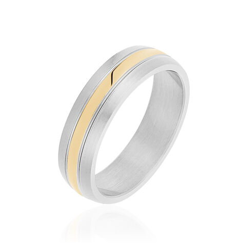 Bague Gustave Acier Bicolore - Bague fantaisie Famille | Marc Orian