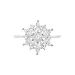 Bague Allassane Or Blanc Oxyde De Zirconium - Bagues avec pierre Femme | Marc Orian