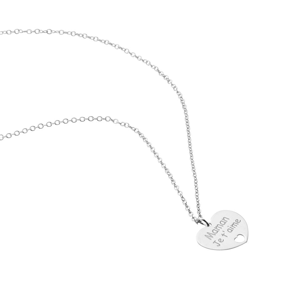 Collier Argent Blanc Pollux - Colliers maman Femme | Marc Orian