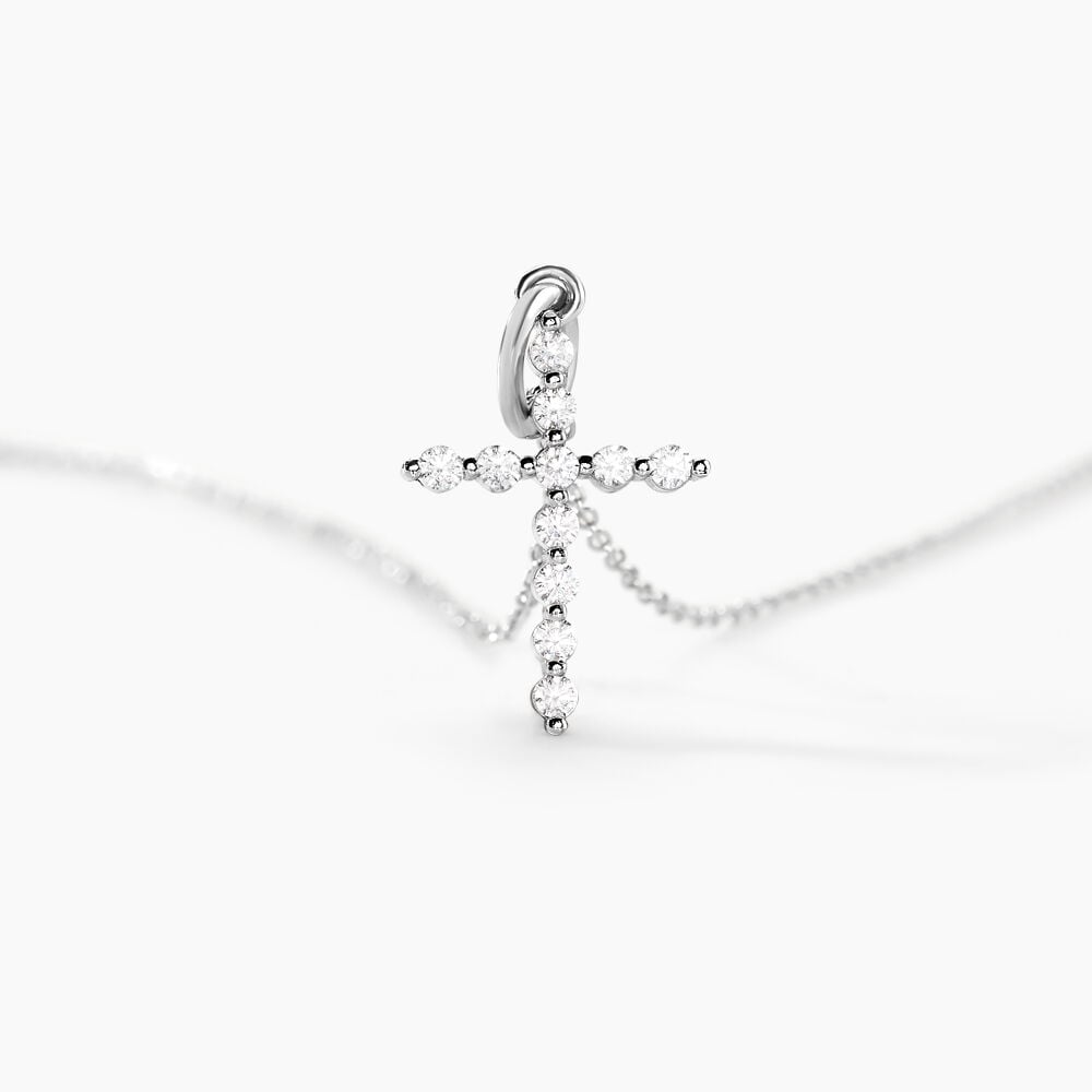 Collier Norine Argent Blanc Oxyde De Zirconium - Colliers avec pierres Femme | Marc Orian