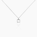 Collier Brielle Argent Blanc - Colliers fantaisie Femme | Marc Orian