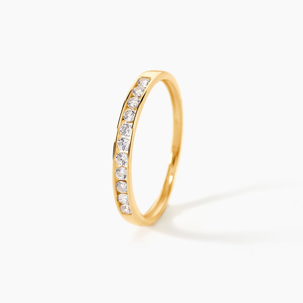 Alliance Davila Or Jaune Oxyde De Zirconium - Alliances duo Femme | Marc Orian