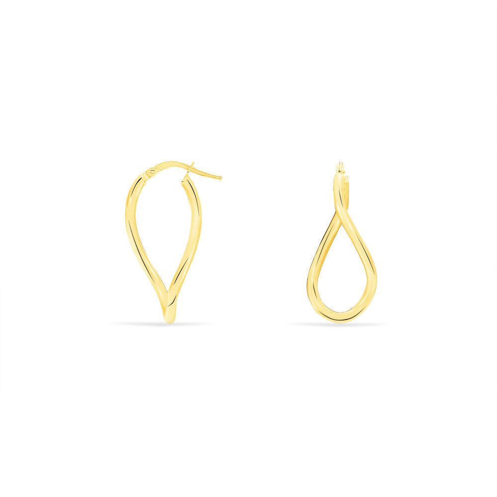 Cr&eacute;oles Hellen Or Jaune - Cr&eacute;oles Femme | Marc Orian