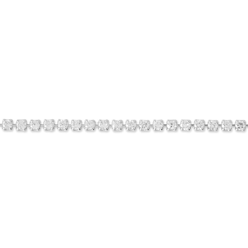Bracelet Anthia Argent Blanc Oxyde De Zirconium - Bracelets chaînes Femme | Marc Orian