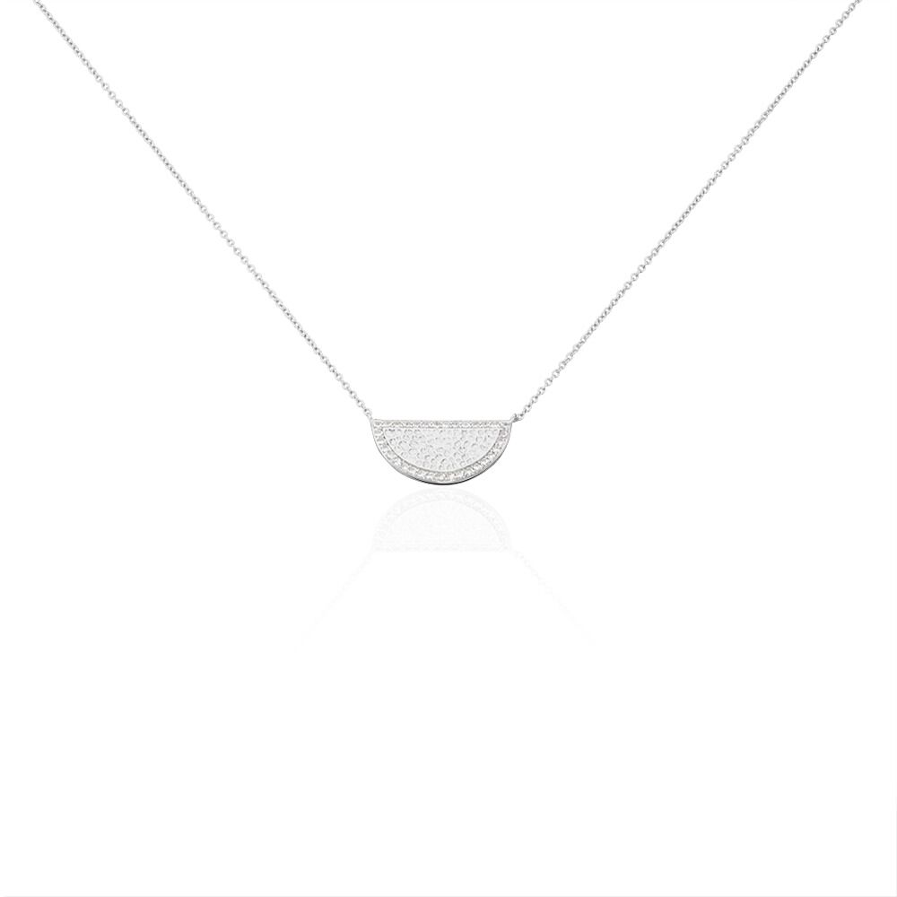 Collier Argent Brieuc Oxyde - Colliers avec pierres Femme | Marc Orian