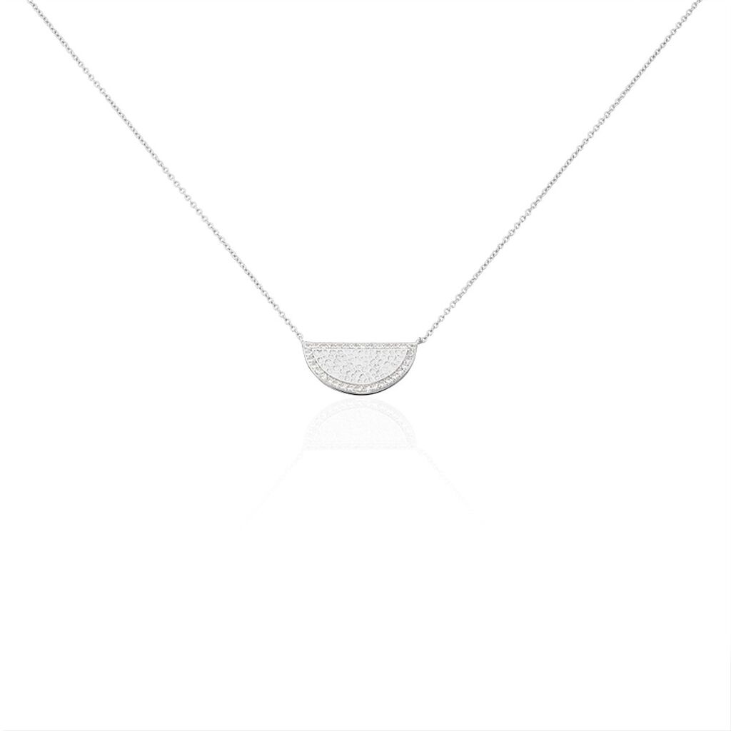 Collier Argent Brieuc Oxyde - Colliers avec pierres Femme | Marc Orian
