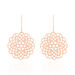 Boucles D'oreilles Pendantes Mina Argent Rose - Pendantes Femme | Marc Orian