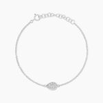 Bracelet Argent Tricoria Oxydes De Zirconium - Bracelets fantaisie Femme | Marc Orian