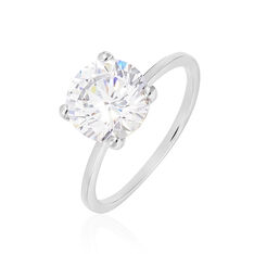 Bague Solitaire Gatiane Argent Oxyde De Zirconium - Bagues Solitaire Femme | Marc Orian