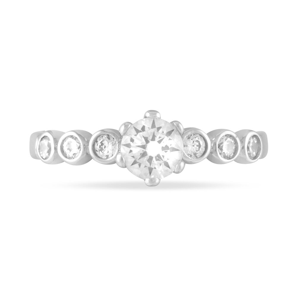 Bague Didiane Argent Blanc Oxyde De Zirconium - Bagues avec pierre Femme | Marc Orian