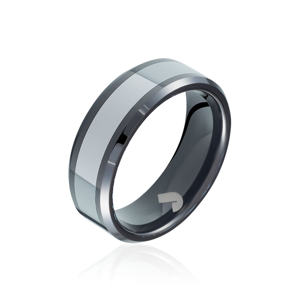 Bague Acier Blanc - Bijoux fantaisie Homme | Marc Orian