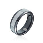 Bague Acier Blanc - Bijoux fantaisie Homme | Marc Orian