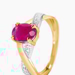 Bague Or Jaune Candice Rubis - Bagues vintage Femme | Marc Orian