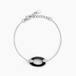 Bracelet Peer Argent Blanc Oxyde De Zirconium - Bracelets fantaisie Femme | Marc Orian