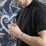 Bracelet Acier Blanc - Bracelets cha&icirc;nes Homme | Marc Orian