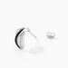 Boucles D'oreilles Puces Bethany Argent Blanc Oxyde De Zirconium - Puces Femme | Marc Orian