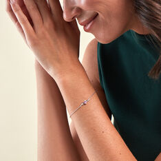 Bracelet Argent Blanc Avalon Oxyde De Zirconium - Bracelets chaînes Femme | Marc Orian