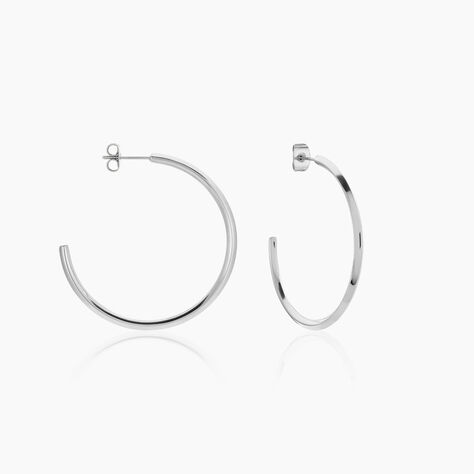 Cr&eacute;oles Tahaa Acier Blanc - Cr&eacute;oles Femme | Marc Orian