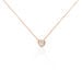 Collier Kadidjatou Or Rose Oxyde De Zirconium - Colliers solitaires Femme | Marc Orian
