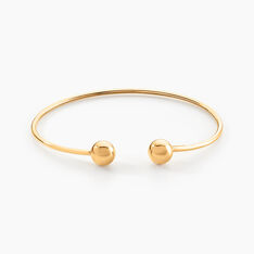 Bracelet Jonc Davina Boules Or Jaune - Bracelets jonc Femme | Marc Orian