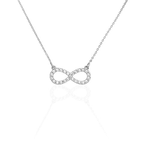 Collier Klothilda Or Blanc Oxyde De Zirconium - Colliers avec pierres Femme | Marc Orian