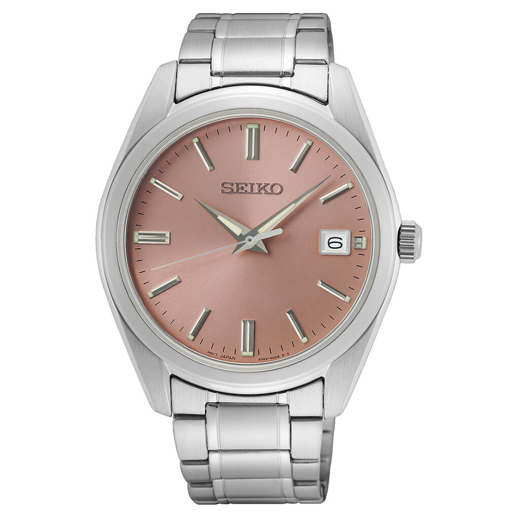 Montre Seiko Classique Rose - Montres classiques Homme | Marc Orian