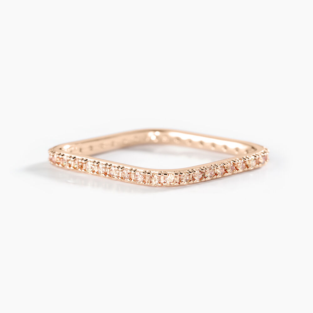 Bague Aeselya Argent Rose Oxyde De Zirconium - Bagues avec pierre Femme | Marc Orian