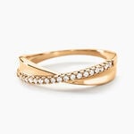 Bague Lia Plaqu&eacute; Or Jaune Oxyde De Zirconium - Bijoux fantaisie Femme | Marc Orian