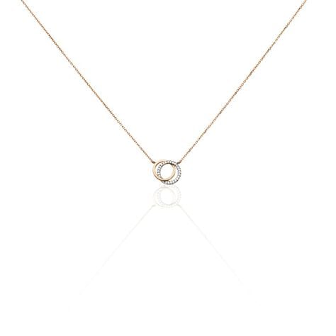 Collier Or Rose Tresha Diamants - Colliers avec pierres Femme | Marc Orian