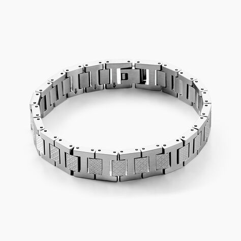 Bracelet Lacoste Metropole Acier Blanc - Bracelets cha&icirc;nes Homme | Marc Orian