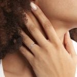Bague Klothilda Or Blanc Oxyde De Zirconium - Solitaires Femme | Marc Orian